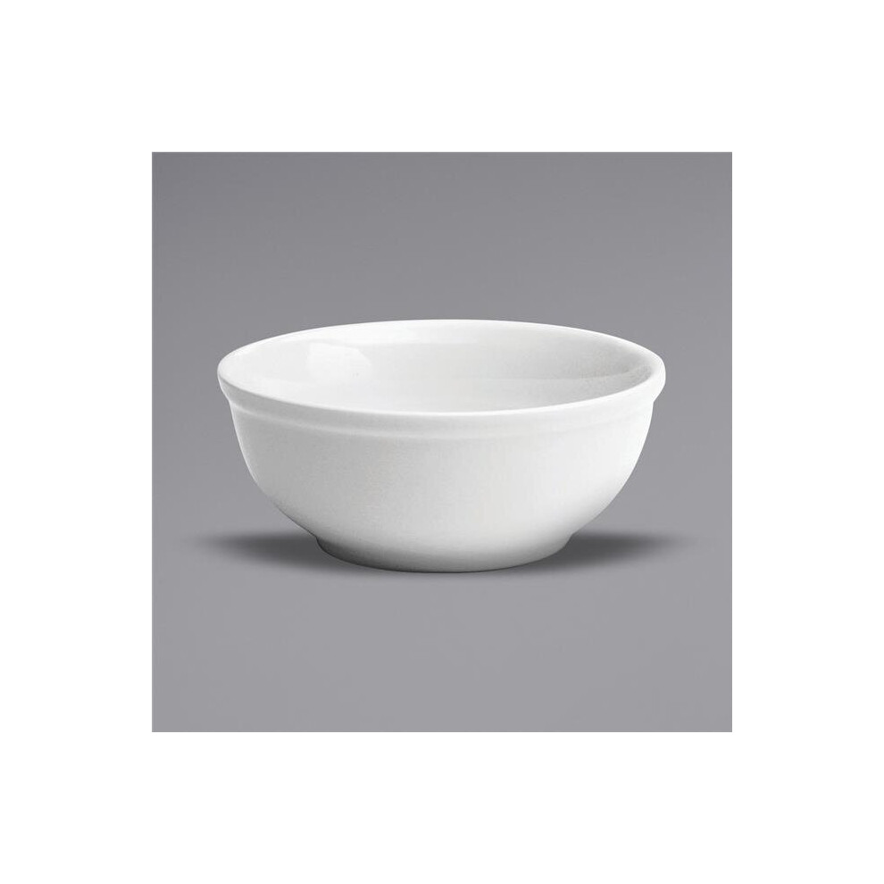 11 oz Bright White Ware Rolled Edge Porcelain Nappie Bowl-image-OPC-P8RG6PZ-NEW