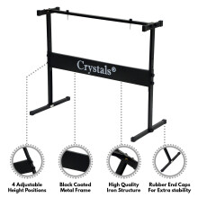 FULL SIZE KEYBOARD STAND PORTABLE RECTANGULAR