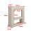 Living And Home 100CM Wooden Fireplace Surround and Hearth Mantle 5