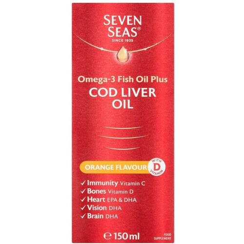 Seven Seas Cod Liver Oil Syrup Orange Flavour Food Supplement on OnBuy