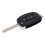 4-button Remote Fold Key Fob Shell Uncut Key Blade for Hyundai Solari/ix35/i40 2