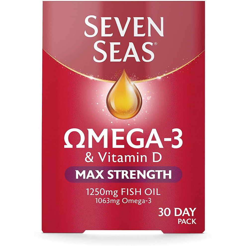 Seven Seas Omega 3 Max Strength 30 Capsules