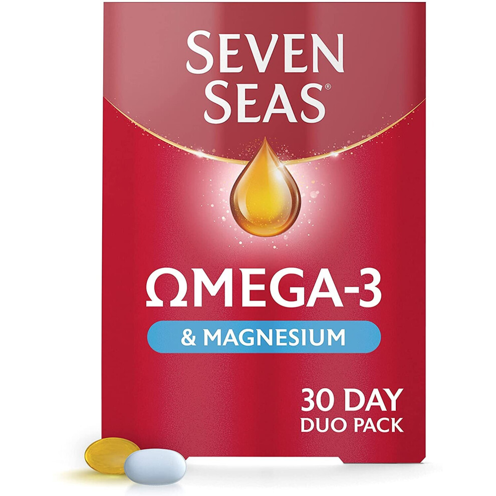 Seven Seas Omega 3 Magnesium 30 Capsules & 30 Tablets