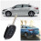 4-button Remote Fold Key Fob Shell Uncut Key Blade for Hyundai Solari/ix35/i40 5