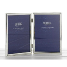 Classic Silver 5x7 Double Frame