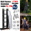5.7M Aluminium Folding Ladder Multi Purpose W/ Scaffold Platform 1