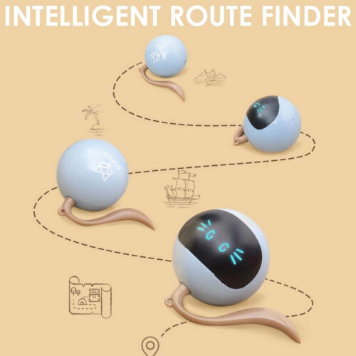 Intelligenter &amp; interaktiver selbstdrehender Ball Katzenbeschäftigung 2