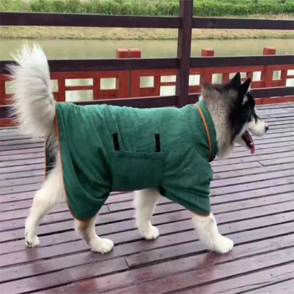 Super Absorbent Dog Bathrobe Towel Bath Robe Drying Dog Robe Coat