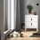 Barcelona Bedside Table 2 drawers in White 7