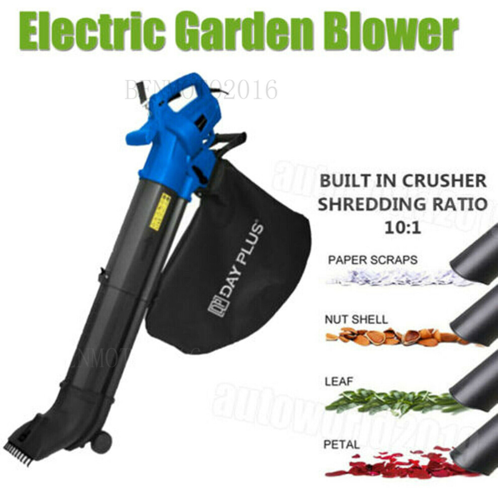 Leaf Blower 3500W 3 in 1 Corded Electric Garden Vacuum for Leaves