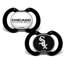 Masterpieces Puzzle 598800455 Chicago White Sox Pacifier, Pack of 2