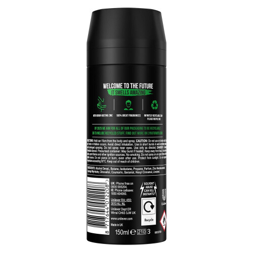 Lynx Lynx Body Spray Deodorant, Africa, 6 Pack, 150ml 2