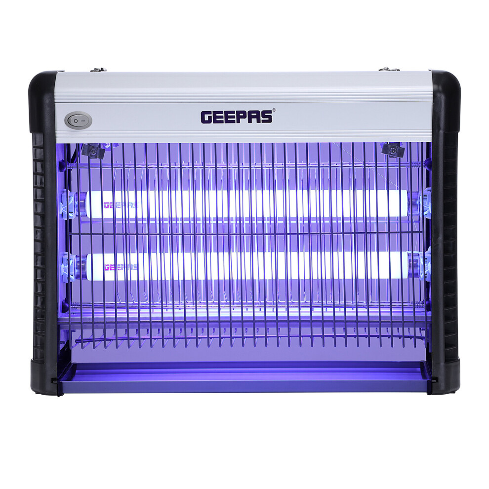 Geepas Powerful Fly Zapper, Electric Indoor Insect Bug Killer 2X10w Uv