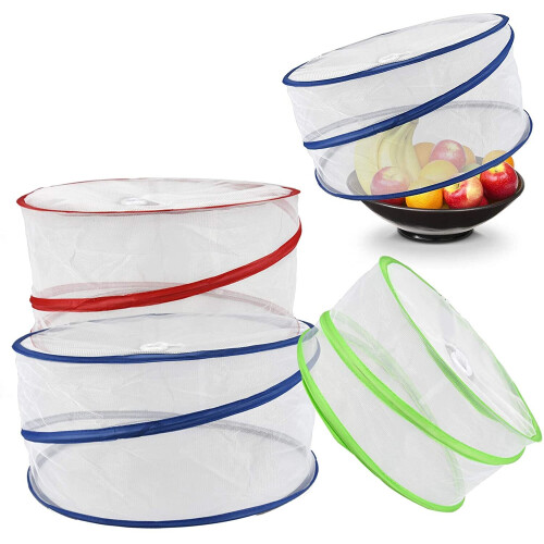 Food Covers x 3 pop up Mesh Protectors Kitchen Insect Net 1