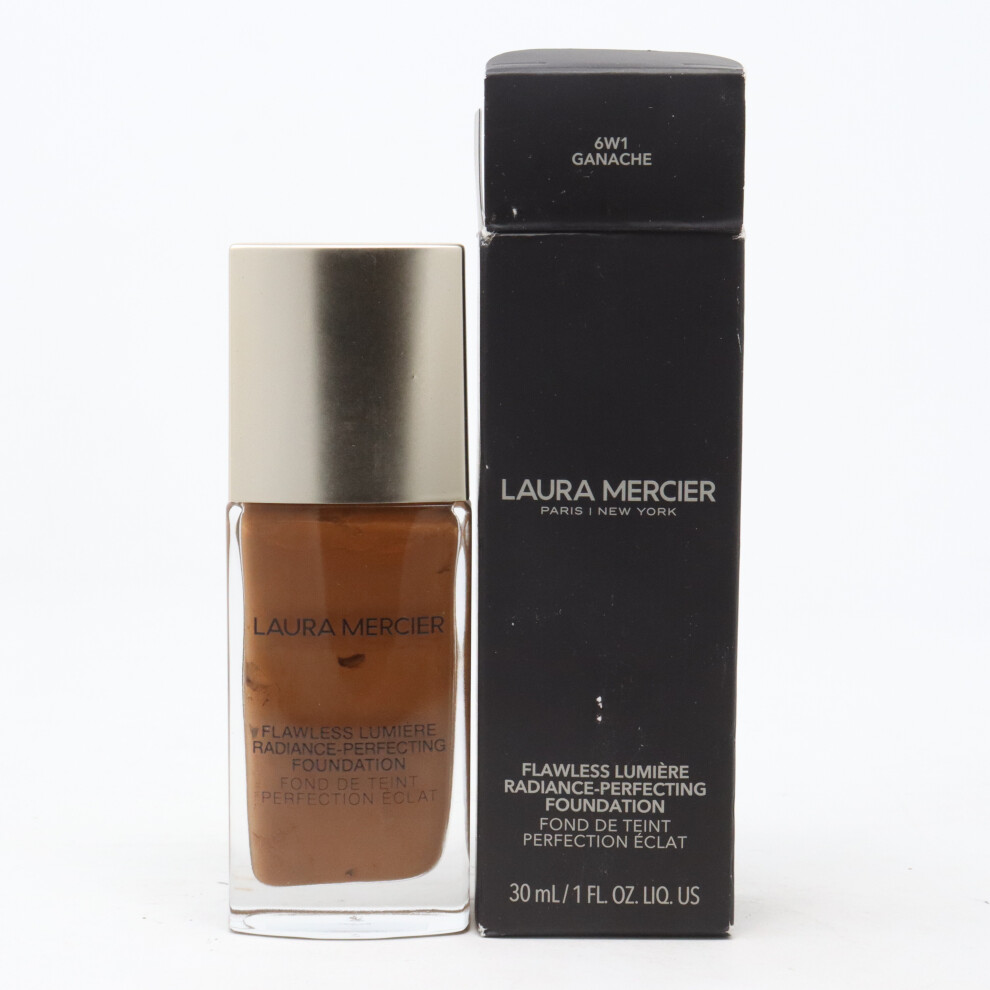 Laura Mercier (6W1 Ganache) Flawless Lumiere Radiance-Perfecting Foundation 1Oz/30Ml New