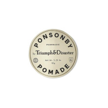 TRIUMMF & RAMP | Ponsonby Pommade | Medium Hold Styling Wax voor fijn tot dik haar - Hoogglanzende, niet-vette afwerking voor mannen 95 g
