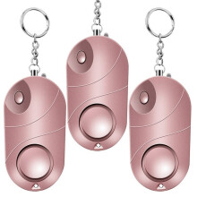 Personal Alarm 120-130Db Security Alarm Keychain Pink