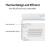 Ranpo (Black) Multi-function 3 In 1 15W Fast Wireless Charger 6