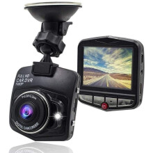 Car Camera Driving Recorder 1080P Screen Hidden Shield Mini Night Vision Loop Recording-Black