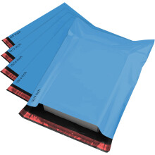 (Blue) Strong Large Grey Mailing Postal Postage Bags 12 x 16" Packaging Mailers, iSOUL Parcel, Delivery, Shipping, Mail, Package Plastic Envelopes Grey100