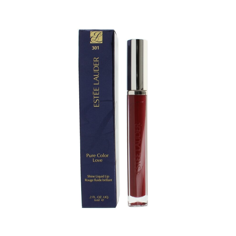Estee Lauder Pure Colour Love Shine Liquid Lipstick 301 Burning Kiss Red-image-OPC-P8RJVGM-NEW