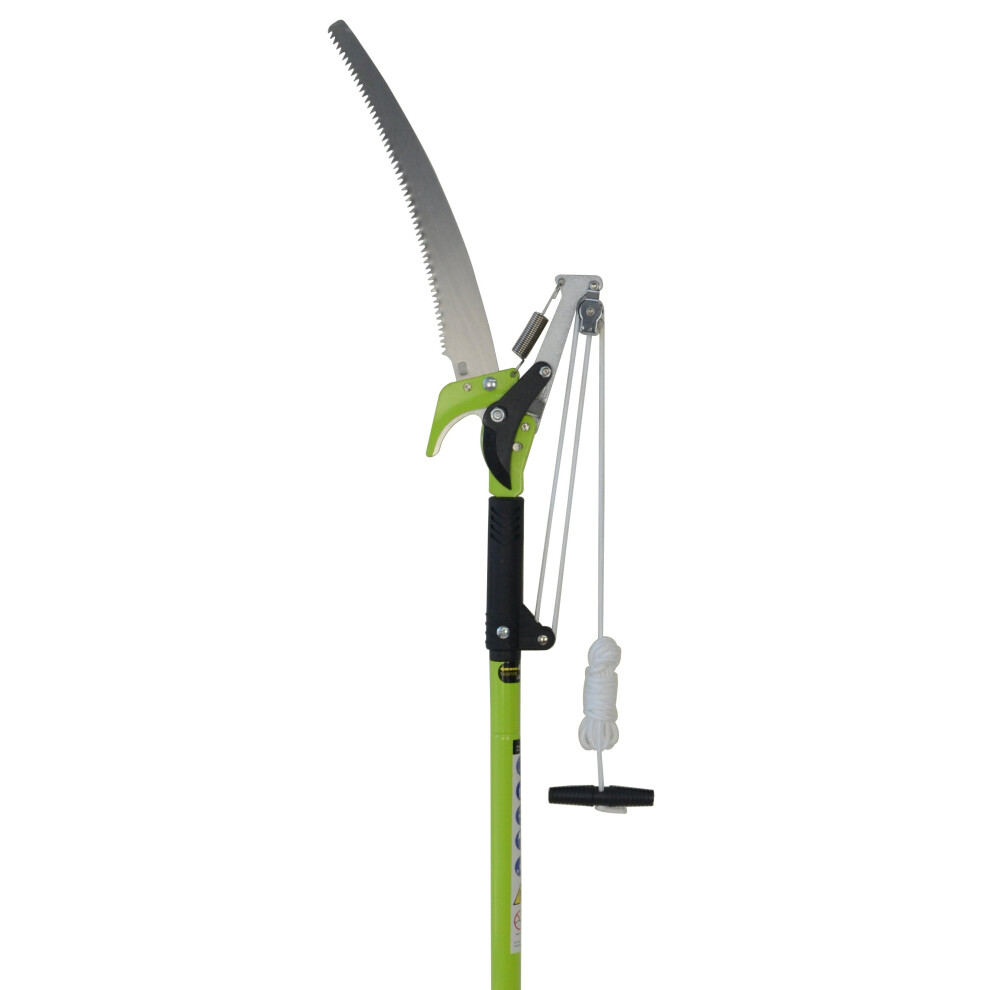 TELESCOPIC EXTENDING RATCHET TREE BRANCH PRUNER LOPPER & SAW BLADE