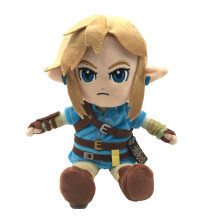 (Link 28cm) The Legend of Zelda Hailar Link Plush Breath of the Wild 11'' Doll Kids Toy