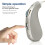 Digital Hearing Aid Rechargeable Adjustable Voice Amplifier Behind Ear 12