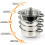 4 Tier Steel Induction Steamer Cookware 8