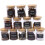 Glass Storage Jars with Bamboo Lids (Spice Set) 3