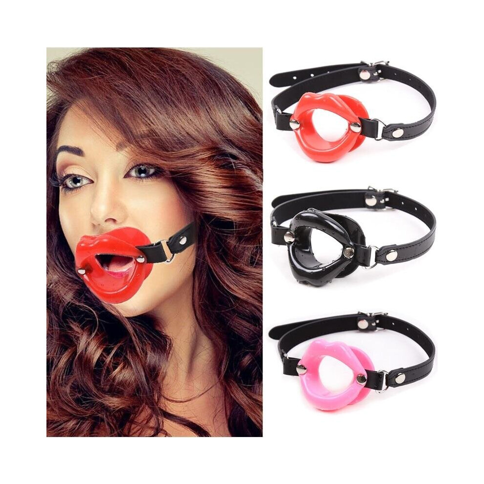 Female Blowjob Toy Sex Slave Silicone Lips O Ring Open Mouth Gag Oral  Fetish Bdsm Bondage Restraints Erotic sexual toys adult