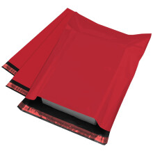 (Red) Strong Large Grey Mailing Postal Postage Bags 12 x 16" Packaging Mailers, iSOUL Parcel, Delivery, Shipping, Mail, Package Plastic Envelopes Grey100