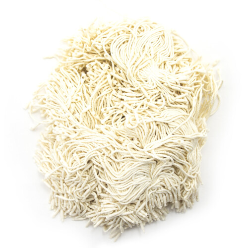 HAND Off white Cotton Easy to Attach Hang Tags, String Round Snap Locks 20cm - 1000pcs 1