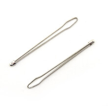 HAND Set of 2 Steel Elastic Ribbon Threaders, Elastic Threading Tool - 65 mm