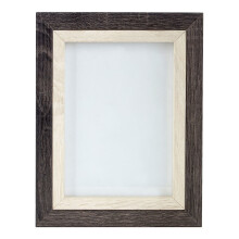 Premier Housewares Two-Toned Photo Frame / Frames Bevelled Design Picture Frames For Wall Contemporary Rectangular Photo Frames For Bedroom