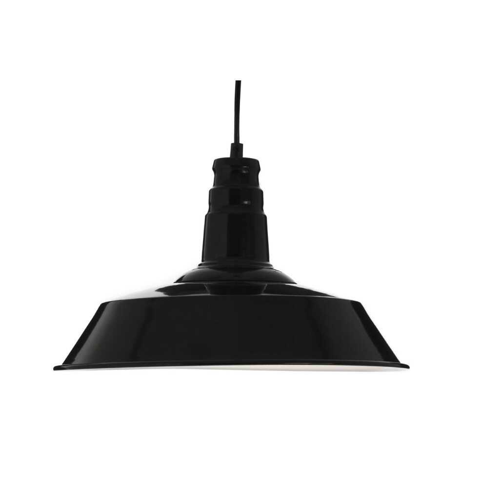 Interiors By Premier Brant Black Pendant Light