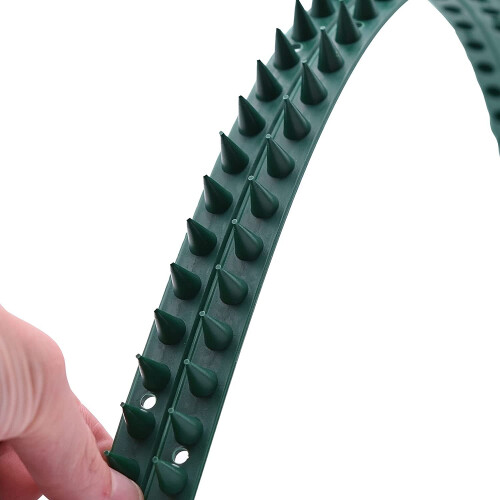 (2 Pack - 20pcs (10m), Green) Fence Wall Spikes Garden Security 2