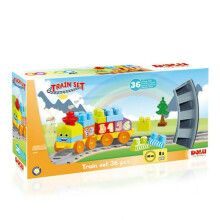 Dolu Children's Toy - 36 Piece Train Set
