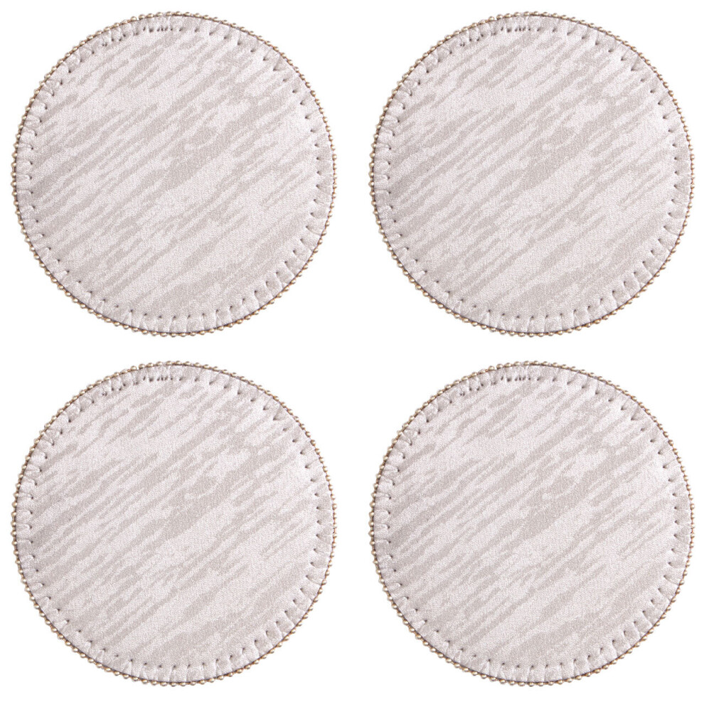 Knightsbridge Set Of 4 Round Coasters