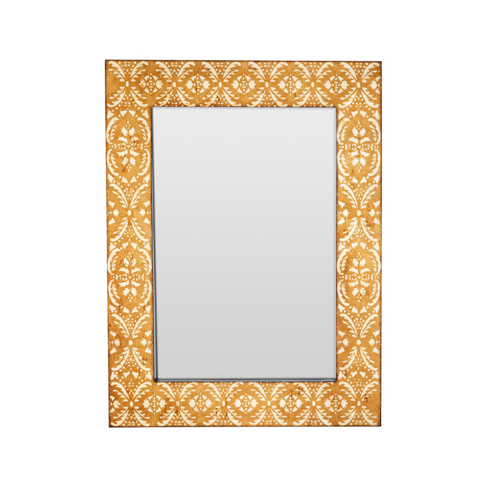 Premier Housewares Rectangular Wall Mirror  For Bedroom / Hallway / Bathroom Wall Mirror Minimal and Antiquated Look w76 x d4 x h101 cm