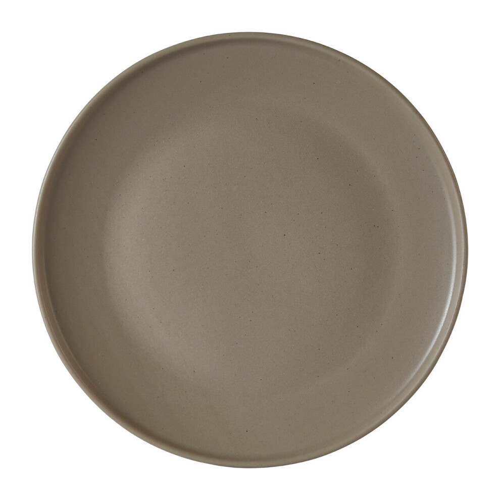 Premier Houseware Taupe Side Plate Set Smooth Matte Melamine Finish Plates Made Of  Stoneware / Scratchproof Reusable Side Plates Set Of 4