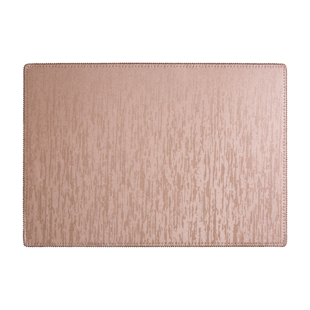 Premier Housewares Placemats And Coaster Rectangle Champagne Sets 4 Leather Table Mats And Coasters Set Contemporary Wooden Coasters Durable Textured