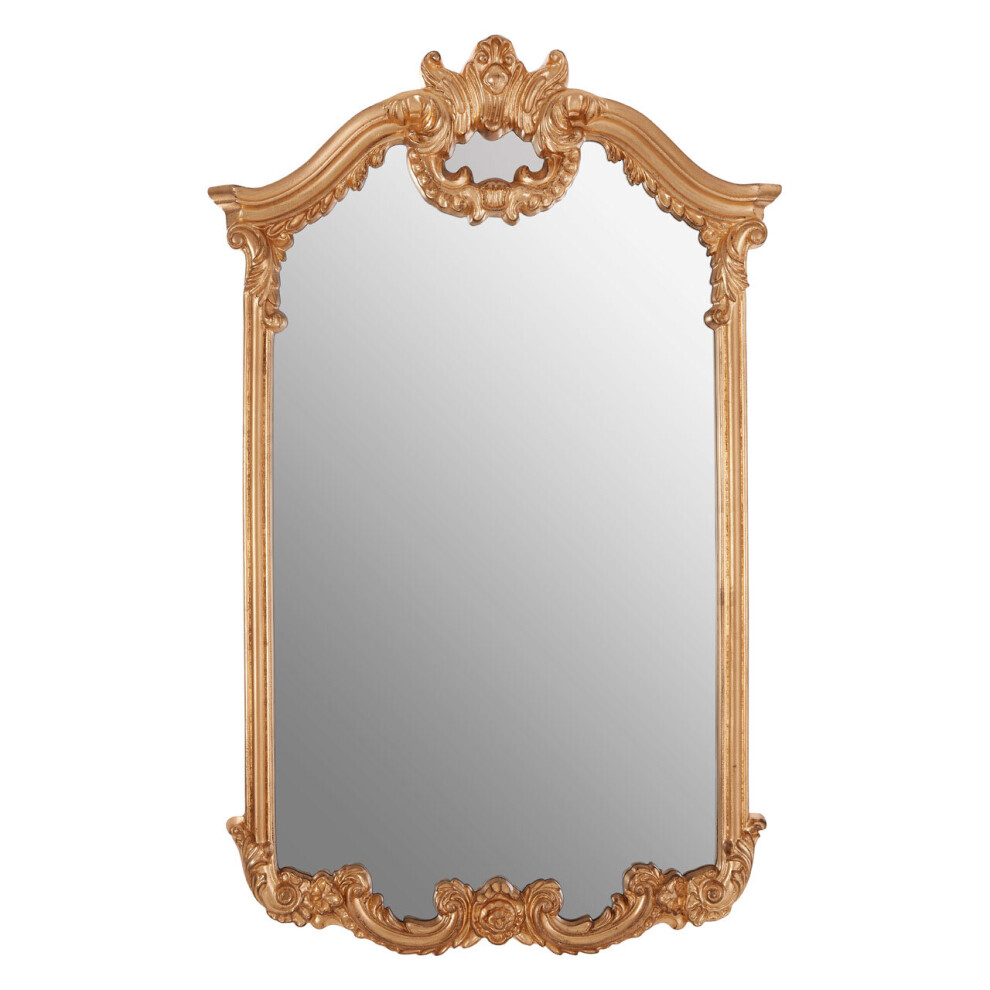 Premier Housewares Rectangular Wall Mirror/ Classic Mirrors For Bathroom / Bedroom / Garden Walls Fancy Wall Mounted Mirrors For Hallway