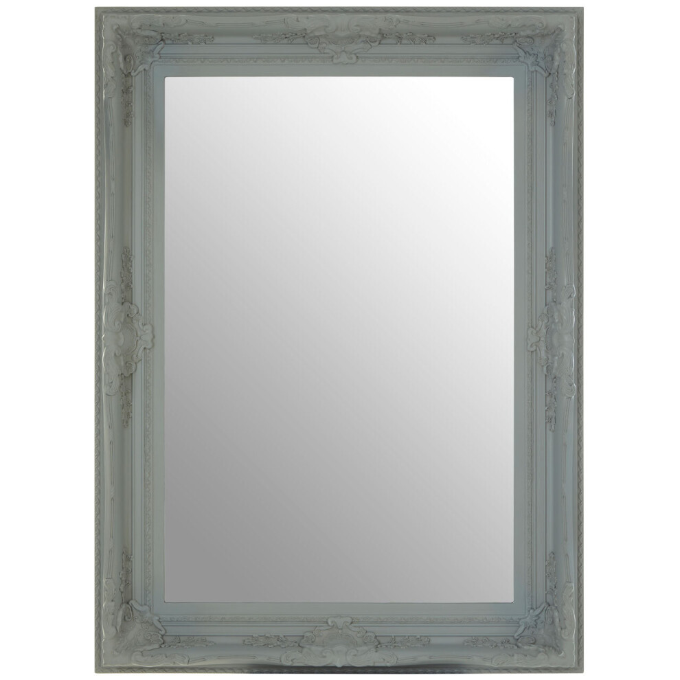 Premier Housewares Rectangular Wall Mirror/ Classic Mirrors For Bathroom / Bedroom / Garden Walls Fancy Wall Mounted Mirrors For Hallway