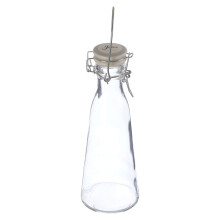 Juice Storage Bottle, Personalized Clear Glassware Bottle, Versatile Transparent Drinking Water Bottle