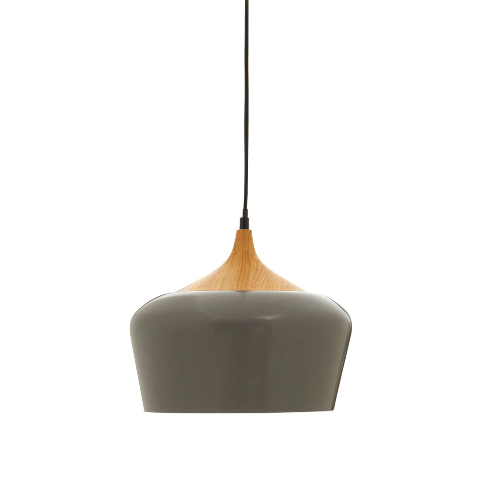 Premier Housewares Grey Finish Pendant Light Modern Elegant Ceiling Light Chandelier 30 X 30 X 120