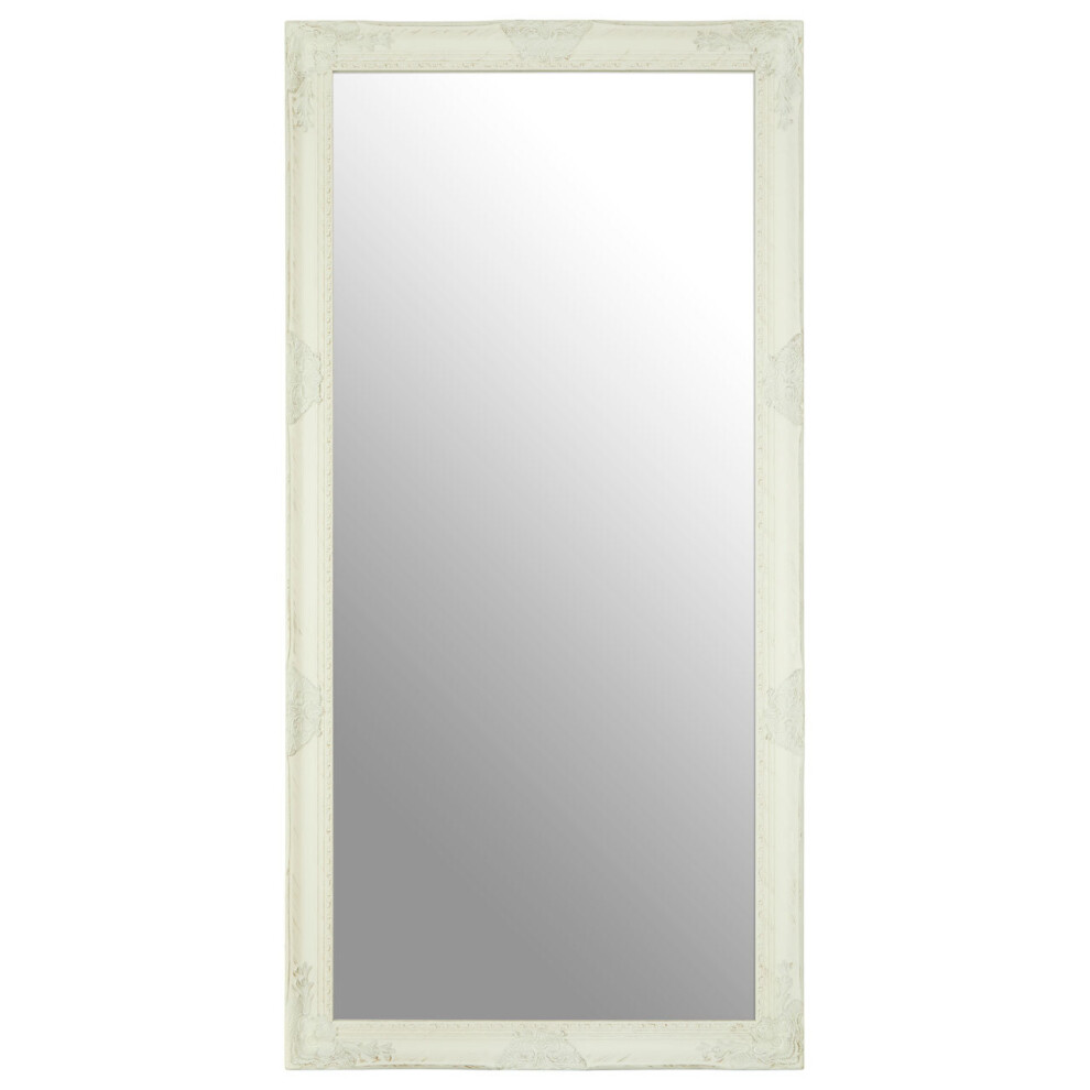 Premier Housewares Rectangular Wall Mirror/ Classic Mirrors For Bathroom / Bedroom / Garden Walls Fancy Wall Mounted Mirrors For Hallway