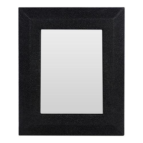 Premier Housewares Black Photo Frame / Frames Faux Sharkskin Picture ...