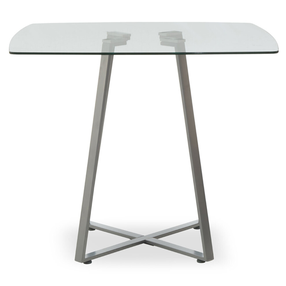 Metropolitan Square Glass Dining Table