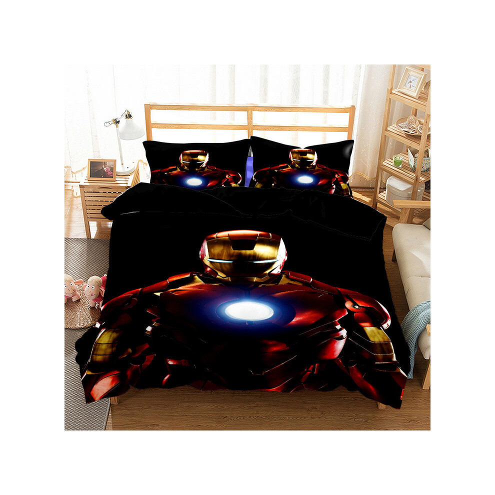 (Style 06, Double) Marvel Cartoon Bedding Single Double Duvet Cover